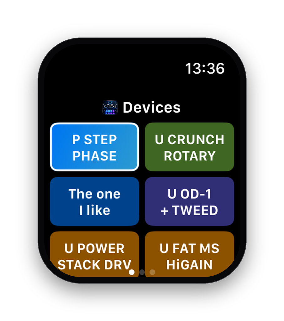 Apple Watch showing MDM Devices page
